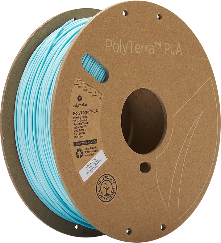 Polymaker PolyTerra PLA - 3kg - 1.75mm - Cotton Baltas