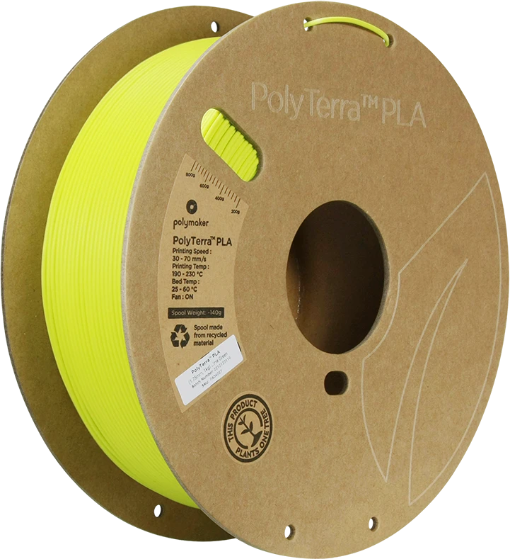 Polymaker PolyTerra PLA - 3kg - 1.75mm - Cotton Baltas