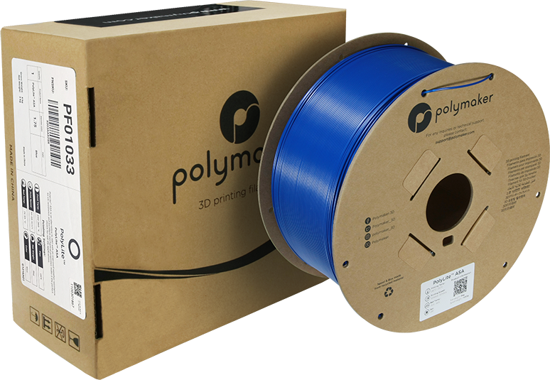 Polymaker PolyLite ASA - 3kg - 1.75mm - Juodas