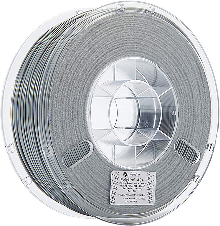 Polymaker PolyLite ASA - 3kg - 1.75mm - Juodas