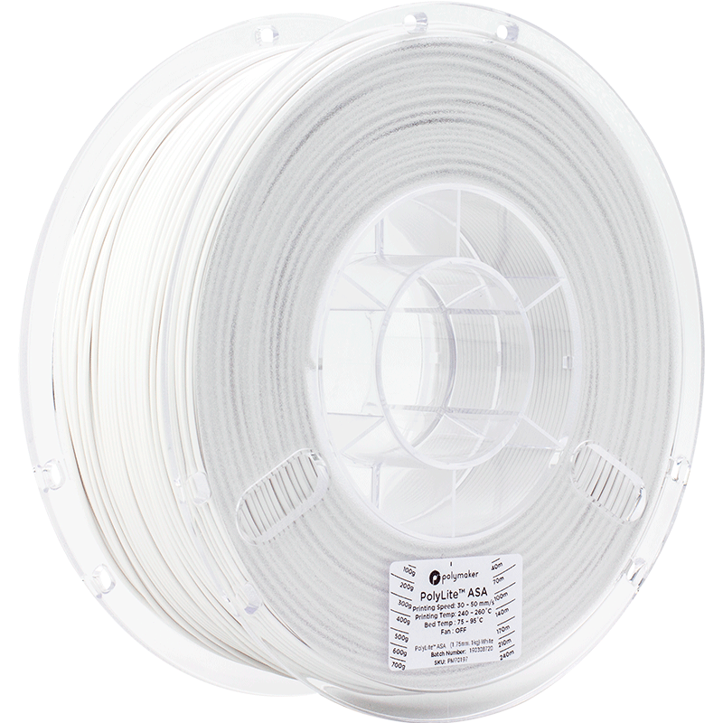 Polymaker PolyLite ASA - 3kg - 1.75mm - Juodas