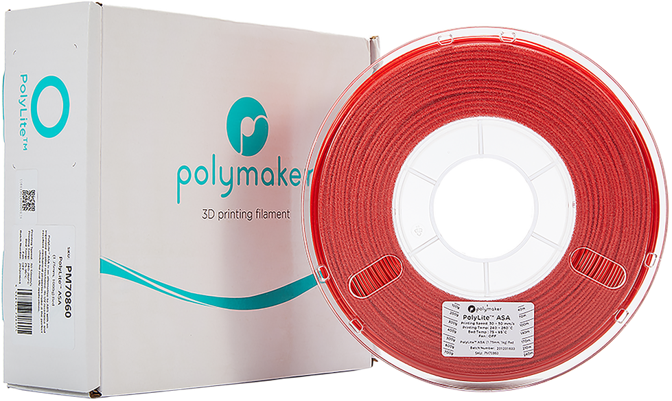 Polymaker PolyLite ASA - 3kg - 1.75mm - Juodas