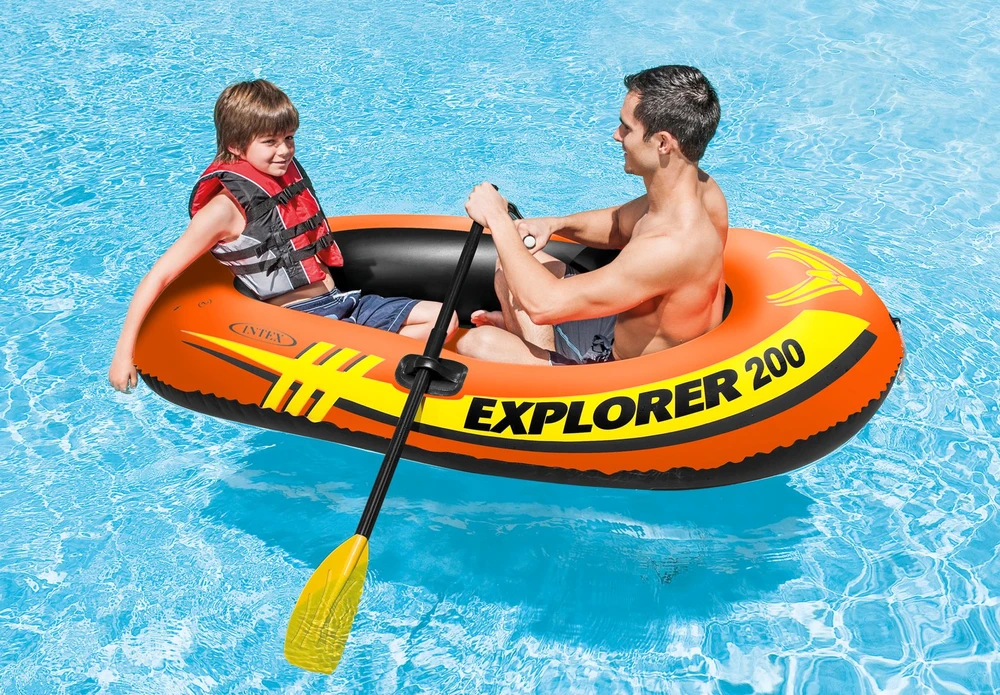 Intex French Oars Geltona/Juodas