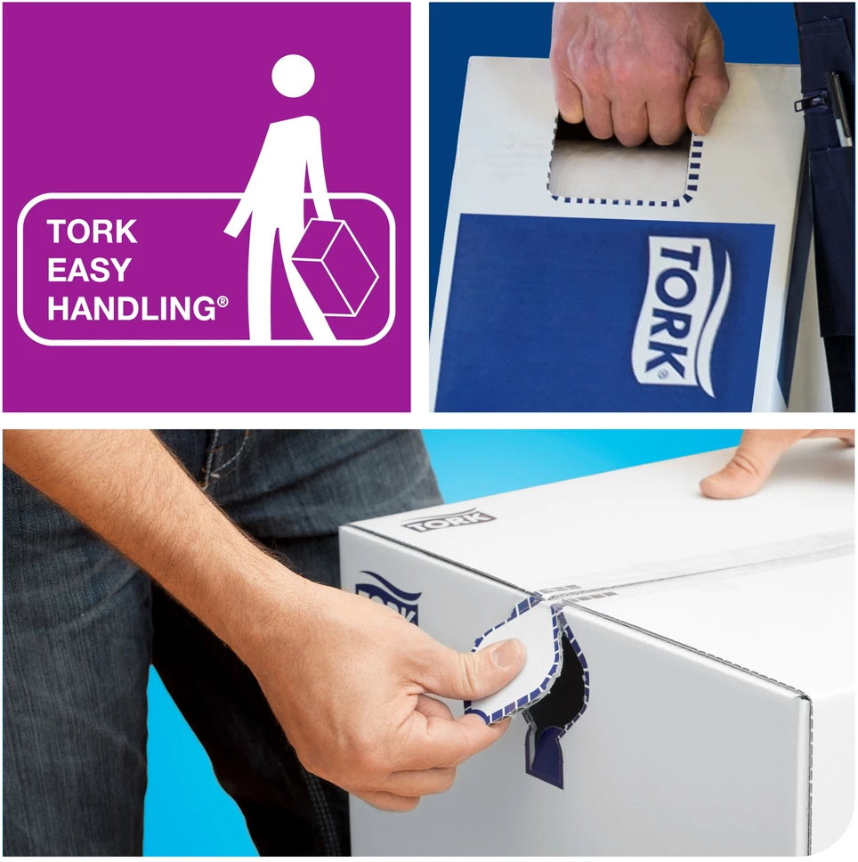 Popieriniai rankšluosčiai Tork Premium Matic Soft H1 (290016), 2 sluoksniai, baltos spalvos, 100m, 408 lapeliai