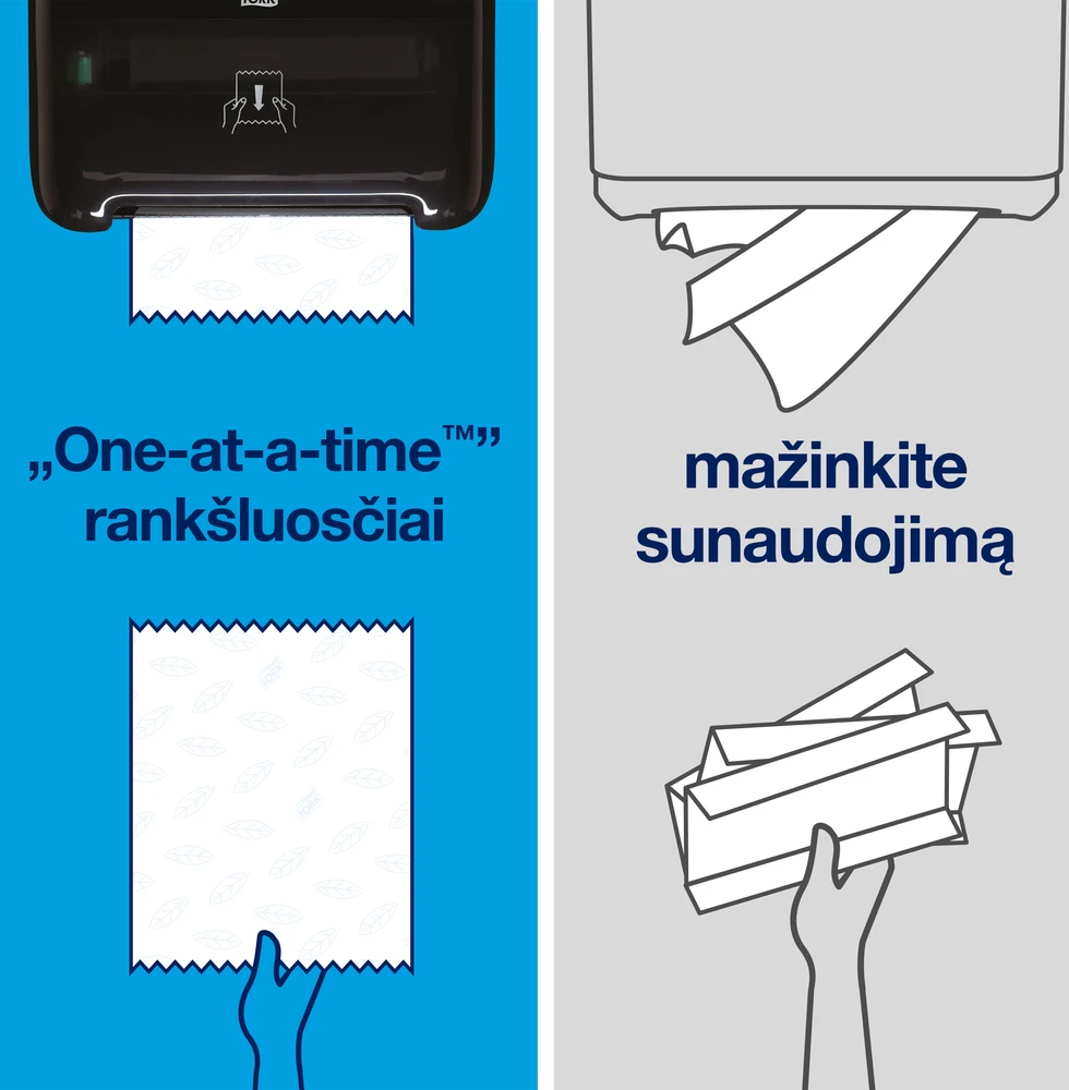 Popieriniai rankšluosčiai Tork Soft Universal H1 (290059), 1sluoksnis, baltos spalvos, 280m, 1142 lapeliai