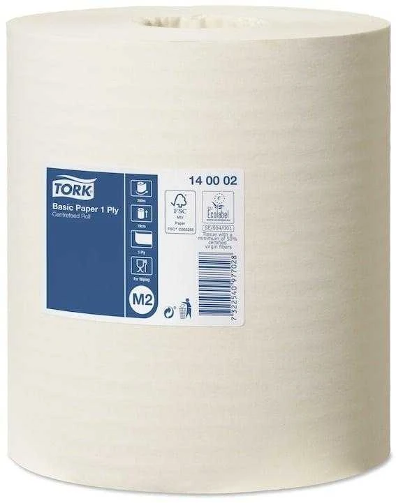Popieriniai rankšluosčiai Tork 140002, 1 sluoksnio