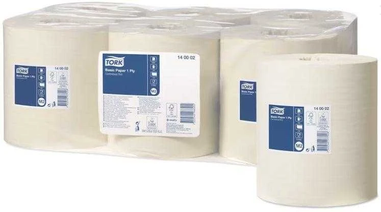 Popieriniai rankšluosčiai Tork 140002, 1 sluoksnio