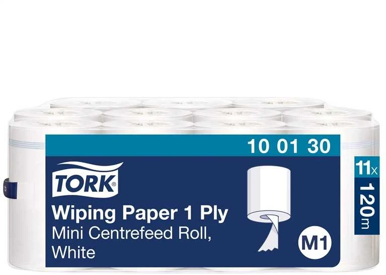 Popierinis rankšluostis M1 TORK ADVANCED 415, 100130, 1 sl., 21.5 cm x 120 m, balta sp.