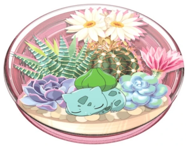 „Popsockets 2 Bulbasaur Terrarium 112661“ laikiklis ir stovas telefonui (licencijuotas)