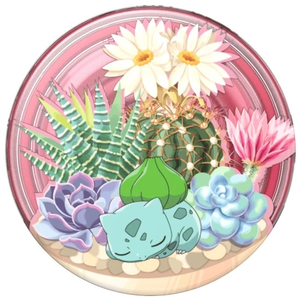 „Popsockets 2 Bulbasaur Terrarium 112661“ laikiklis ir stovas telefonui (licencijuotas)