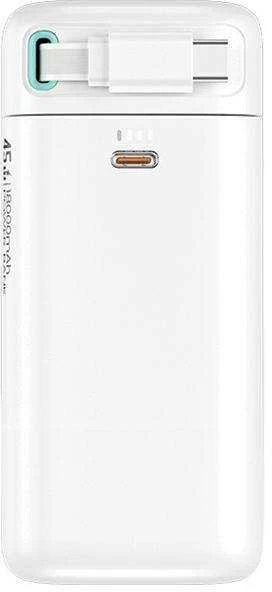 USAMS nešiojama baterija su ištraukiamu USB-C laidu, 18000 mAh, PD45W, greito įkrovimo, XMF serijos, juodos spalvos