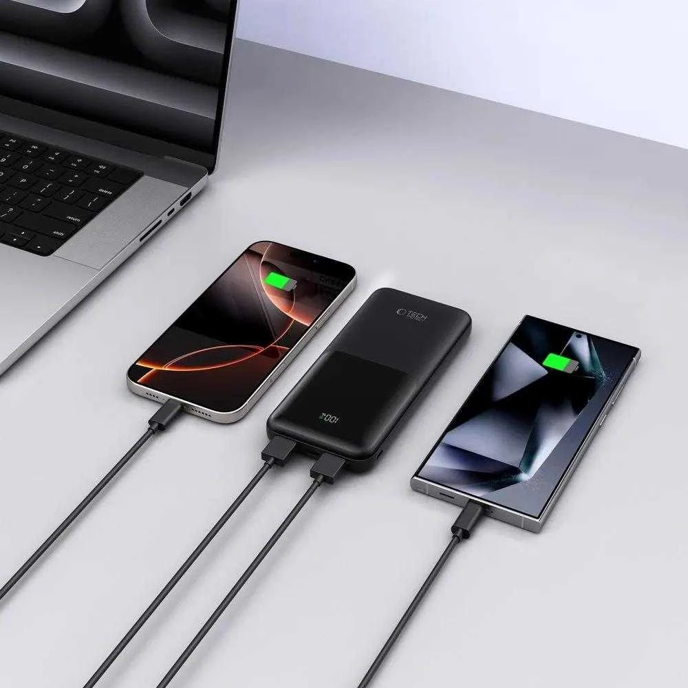 Powerbank Tech-Protect PB01 10000mAh 22.5W - juodas