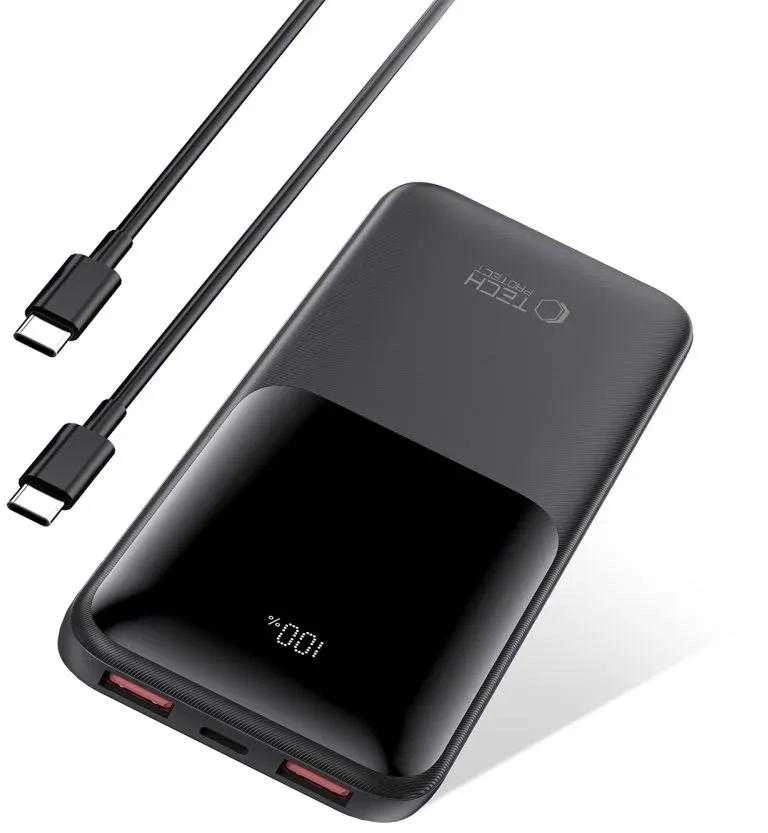 Powerbank Tech-Protect PB01 10000mAh 22.5W - juodas
