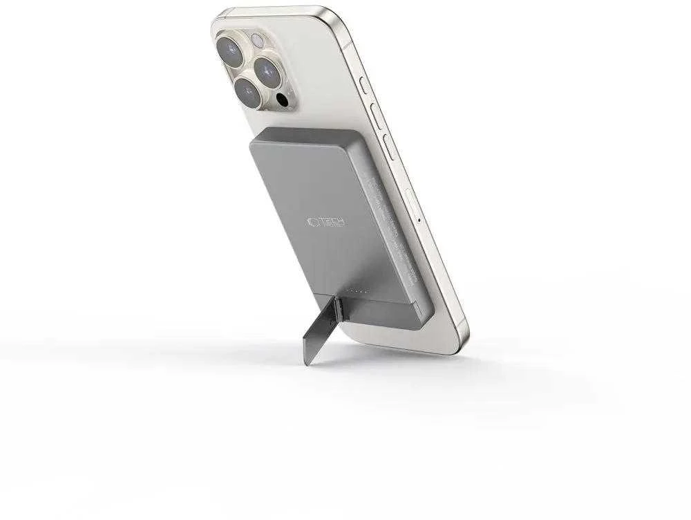 Powerbank Tech-Protect PB14 LifeMag MagSafe 5000 mAh - pilka