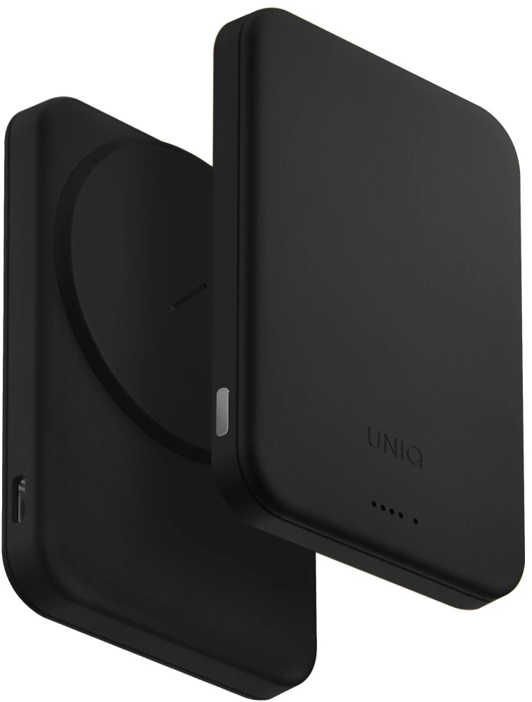 Uniq Lyden Lexa magnetinė 5000mAh PD USB-C išorinė baterija - Juodas