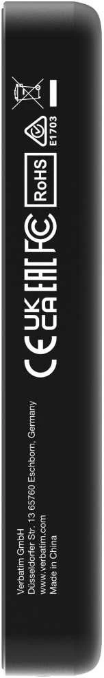 Powerbank Verbatim Charge n Go Essentials 10000mAh Magnetic Wireless juodos spalvos 32227