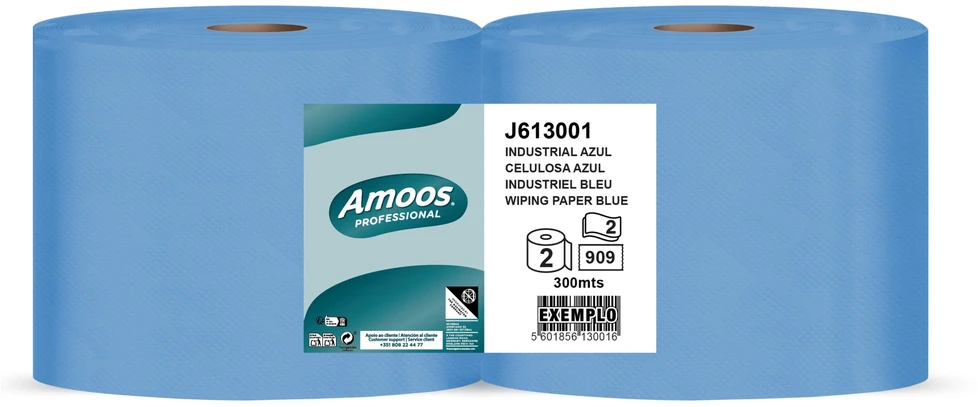 Pramoninis popierius AMOOS Professional, 2 sluoksnių, 909 lapeliai