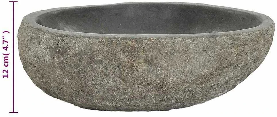 Praustuvas, (29-38)x(24-31)cm, upės akmuo, ovalo formos