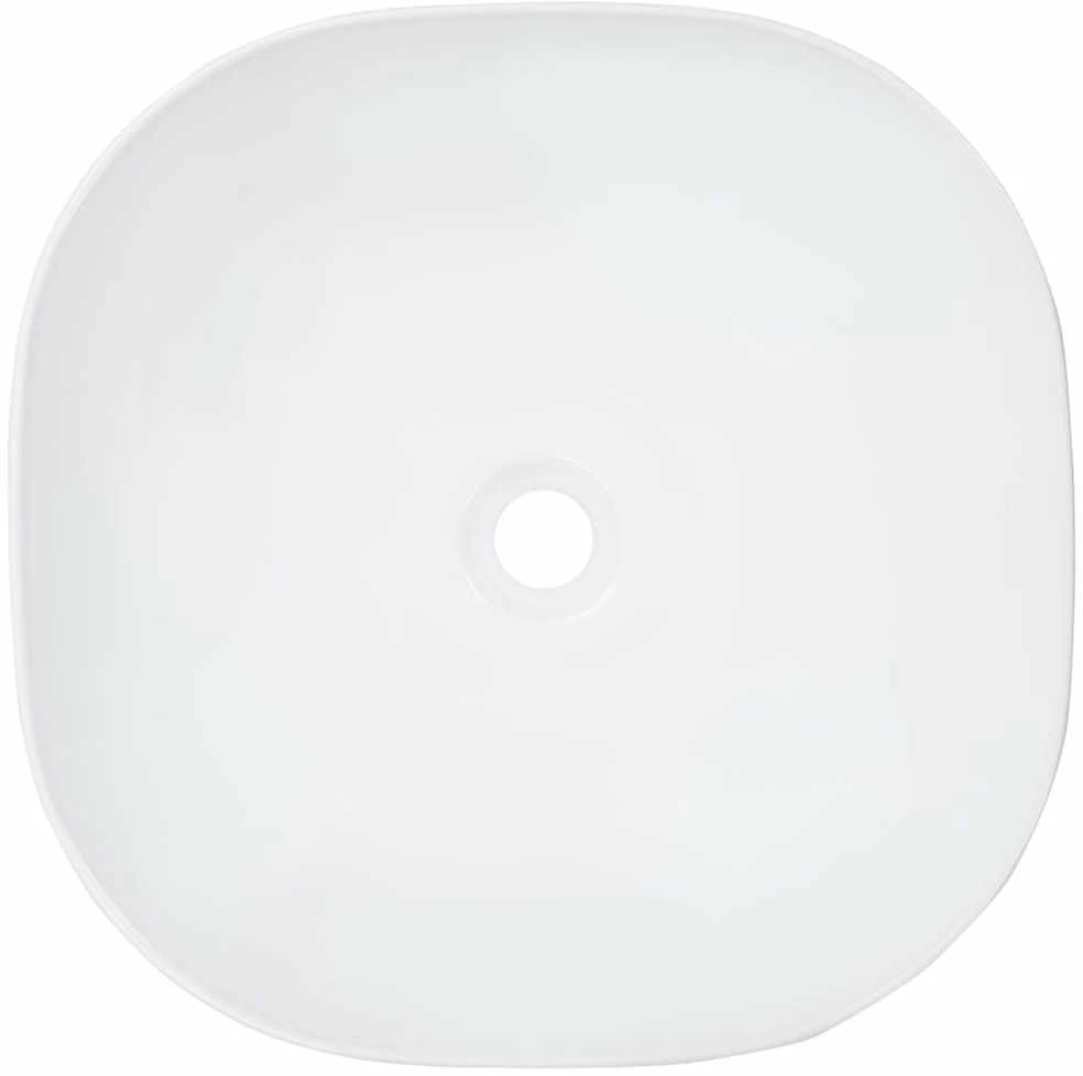 Praustuvas, baltos sp., 42,5x42,5x14,5cm, keramika