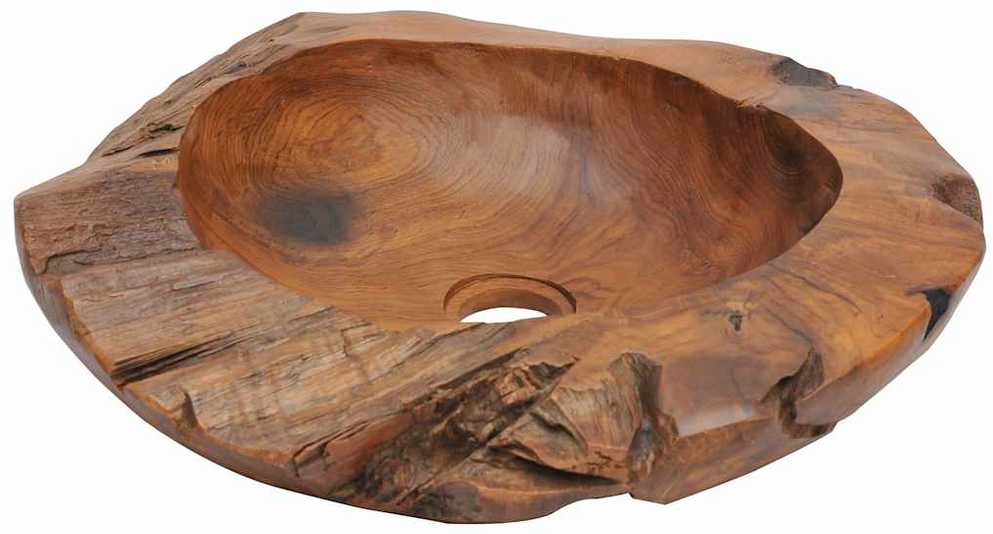 Praustuvas, tikmedžio medienos masyvas, 45 cm