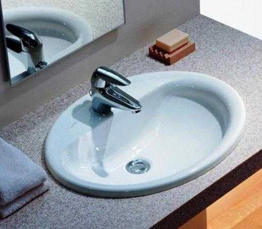 Laufen Pro B įmontuojamas praustuvas 56x44 cm, baltas