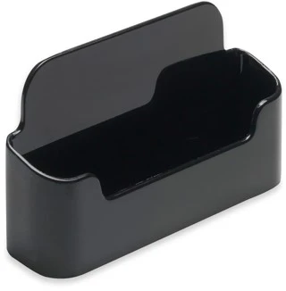 Prekybiniai Sprendimai Stovas vizitinėms kortelėms 96x45x35mm, juodos spalvos