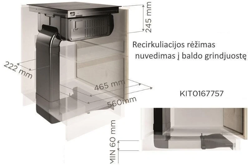 Recirkuliacijos rinkinys Elica KIT0167757