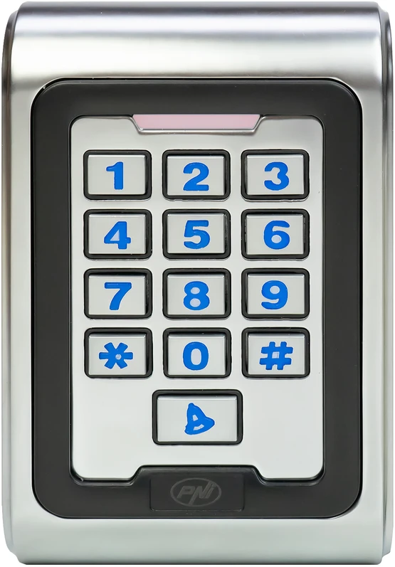 Prieigos kontrolės klaviatūra PNI DK220, autonominė, išorės ir vidaus, IP65, su 2 relėmis