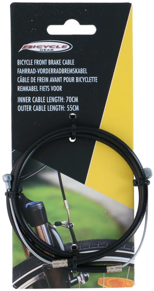 Bicycle Gear priekinis dviračio stabdžių trosas su šarvu