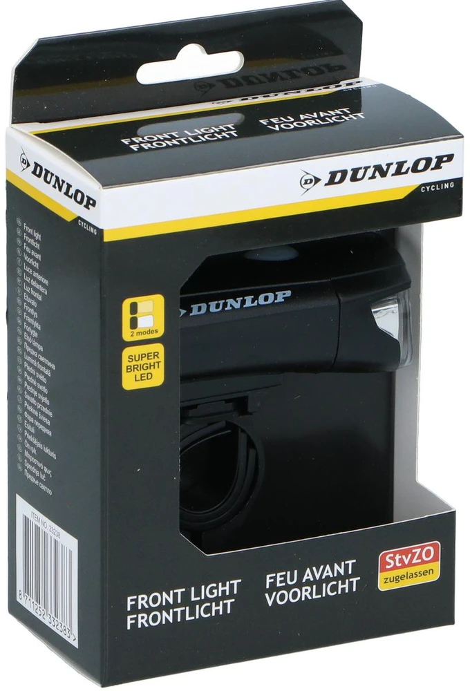 Dunlop Priekinis dviračio žibintas su dviem režimais