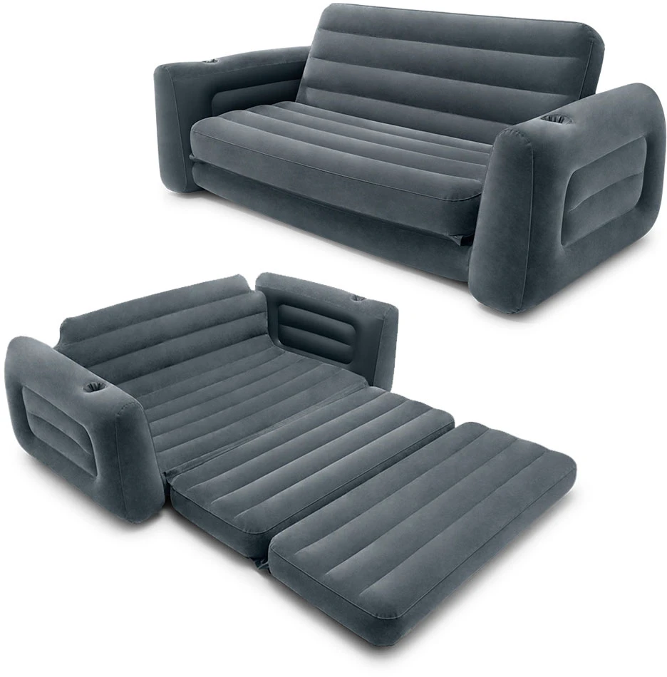 2-in-1 INTEX 66552 pripučiamas sofos-lovos ištiesiamas čiužinys