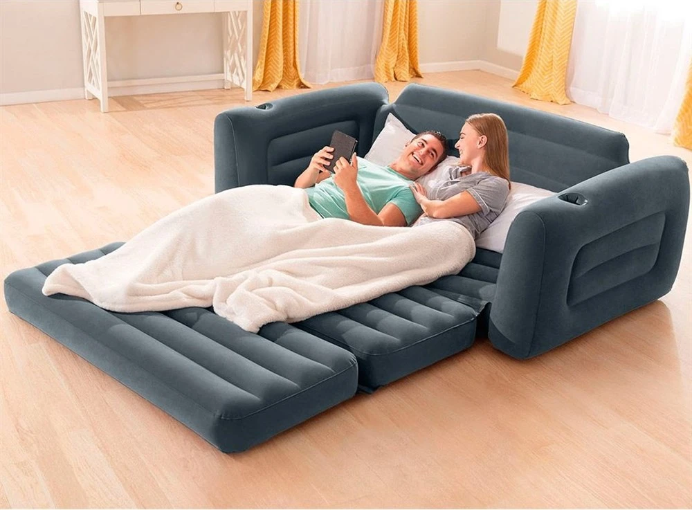 2-in-1 INTEX 66552 pripučiamas sofos-lovos ištiesiamas čiužinys