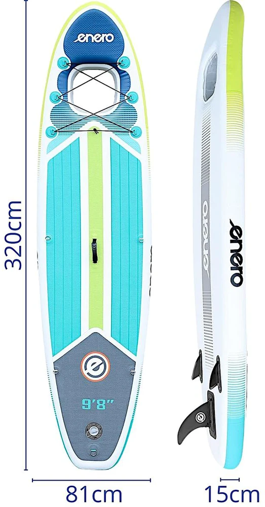 Enero Pripučiama SUP lenta su langu 320x81x15 cm
