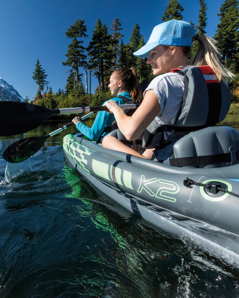 Pripučiama Baidarė (dvivietė) INTEX Challenger K2, Kayak 351x76x38cm