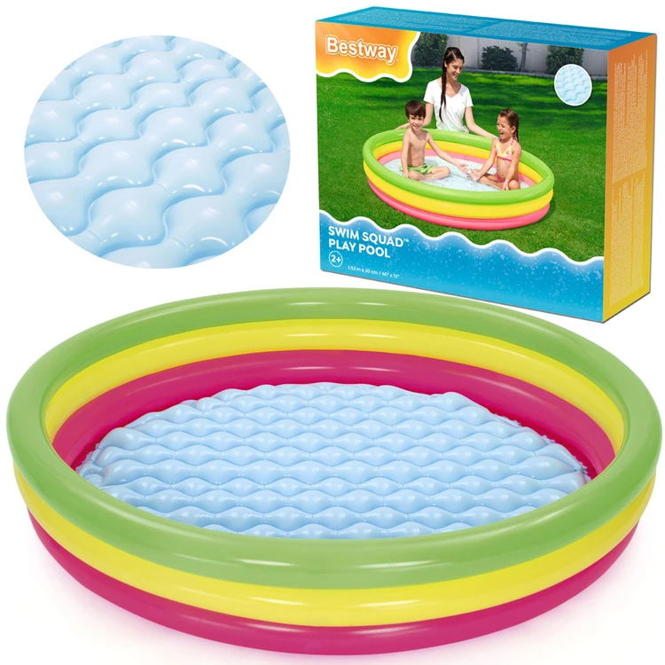 BESTWAY pripučiamas baseinas RAINBOW 152 cm x 30 cm (51103)