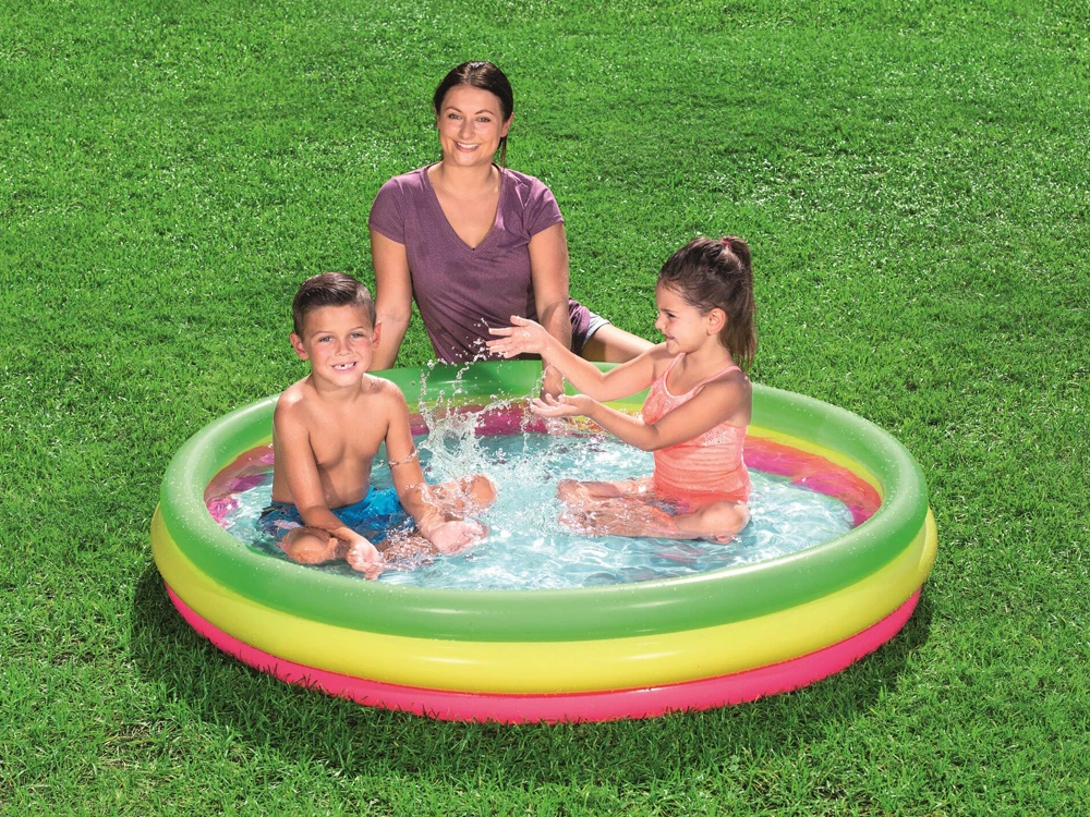 BESTWAY pripučiamas baseinas RAINBOW 152 cm x 30 cm (51103)