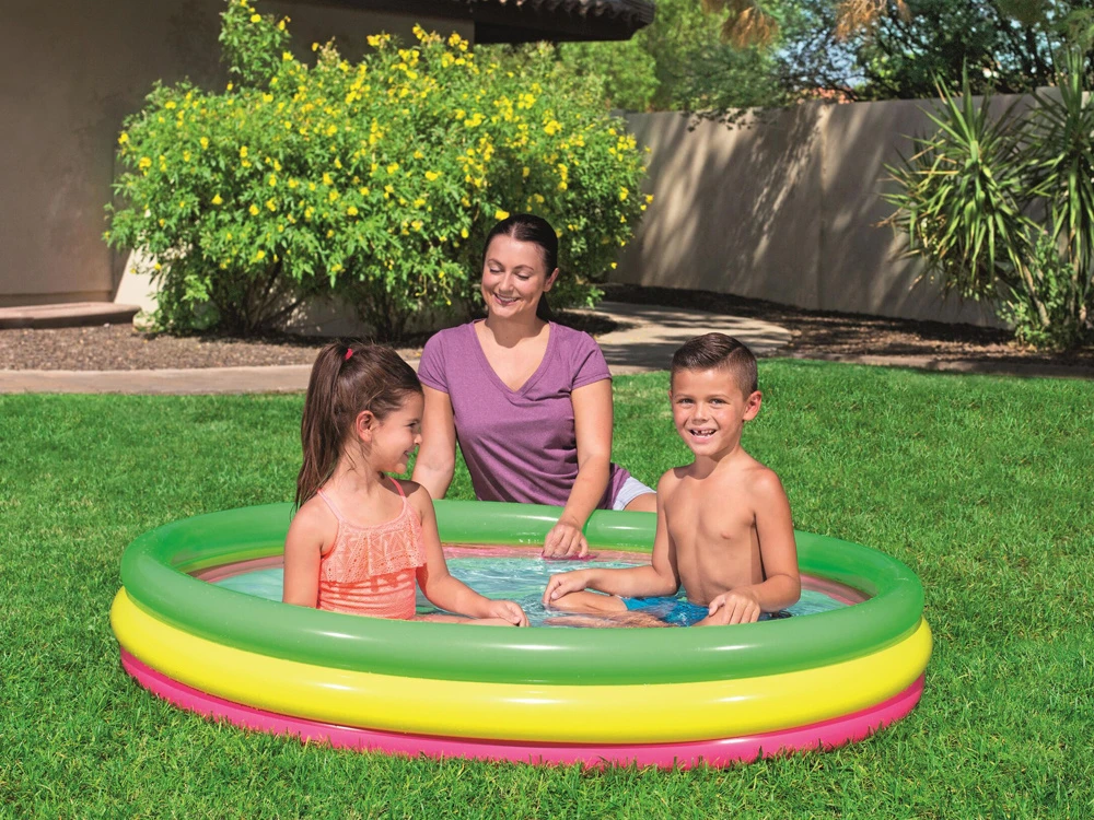 BESTWAY pripučiamas baseinas RAINBOW 152 cm x 30 cm (51103)