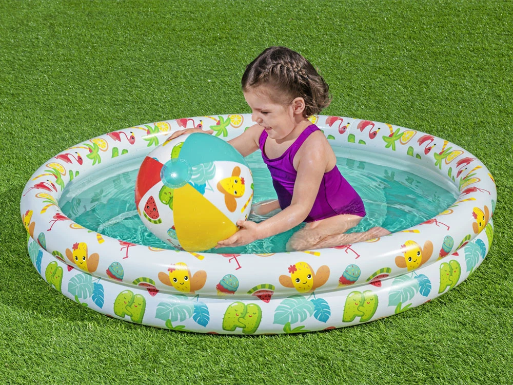 BESTWAY pripučiamas baseino rinkinys vaikams Play Pool , 1.22m x 0.20m, 51124