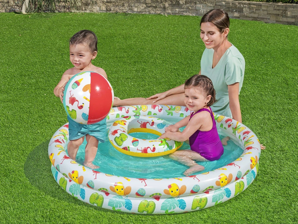 BESTWAY pripučiamas baseino rinkinys vaikams Play Pool , 1.22m x 0.20m, 51124