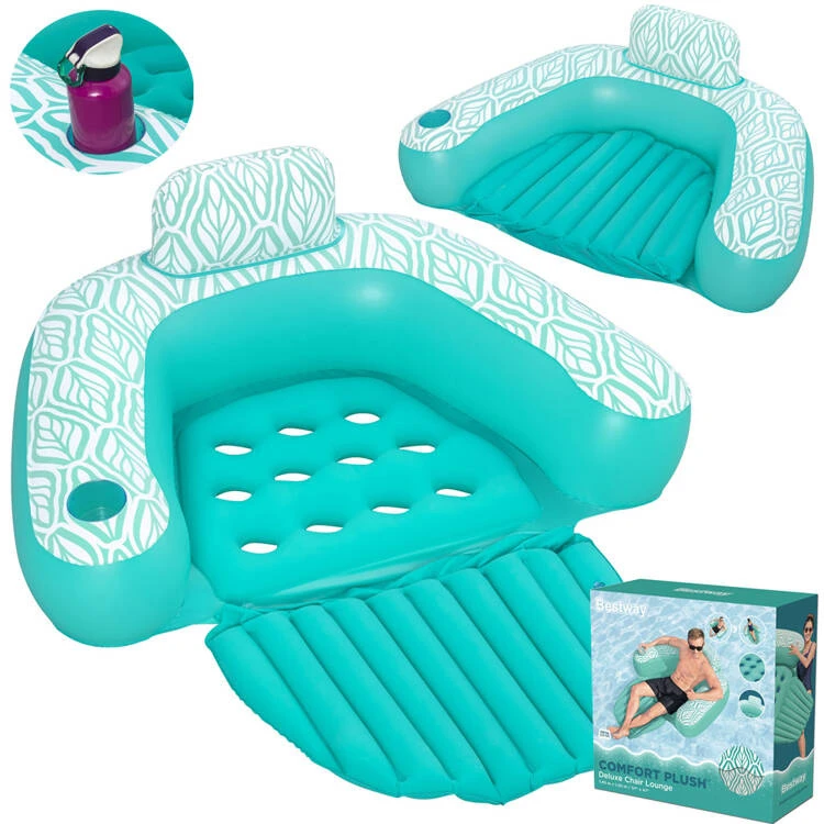 Bestway pripučiama vandens kėdė Deluxe Comfort Plush 1,45x1,20m 43719