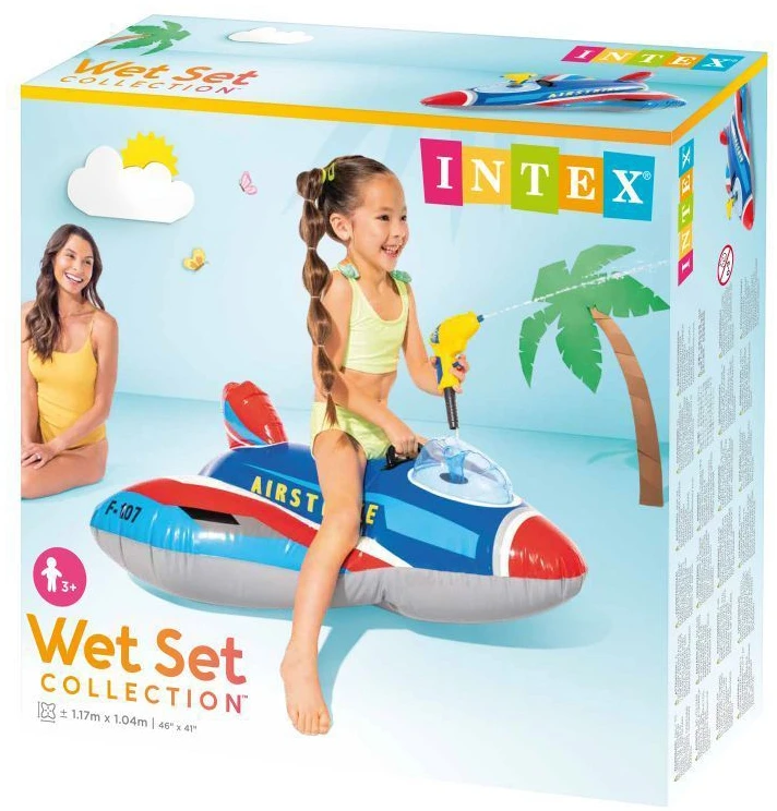 Pripučiamas čiužinys Reaktyvinis lėktuvas INTEX 57531