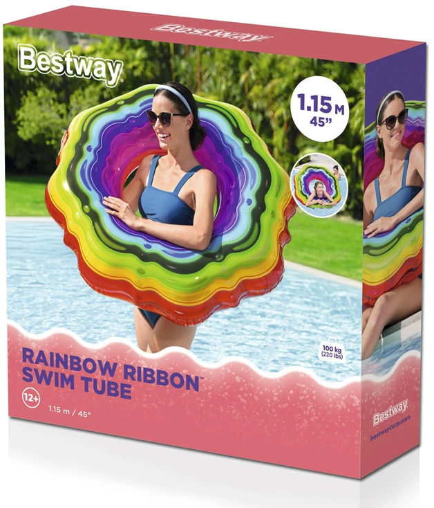 Bestway 36163 plūduriuojantis gaminys baseinui / paplūdimiui Multi spalvos Plaukimo žiedas Raštas PVC