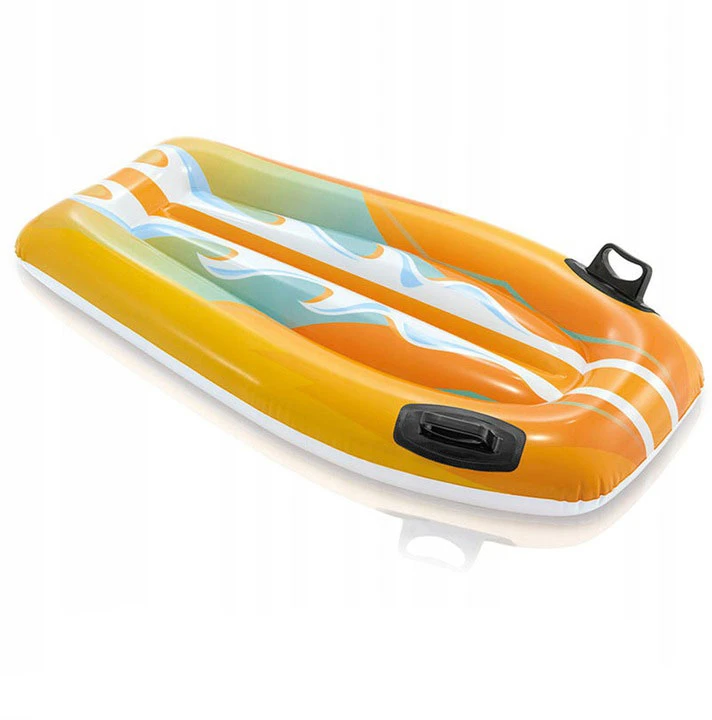 Intex Inflatable Swimming Board Joy Riders Raudona/Baltas , Geltona/Baltas, Age 6+, 112 x 62 cm