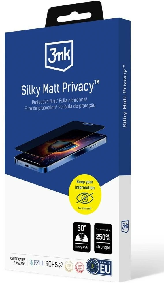 3Mk apsauga „Honor Magic8 Pro“ – 3mk šilkinis matinis privatumas