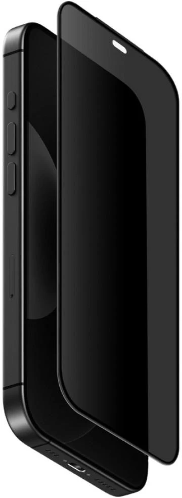 Privatumą užtikrinantis grūdintas stiklas UNIQ Optix Covex Privacy DX2, skirtas iPhone 18 Pro