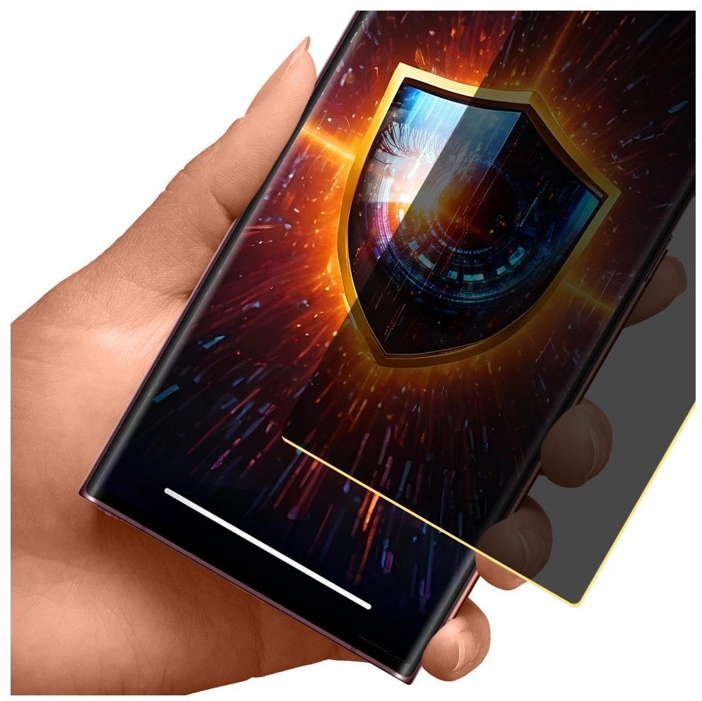 3MK šilkinė matinė ekrano apsauga, apsauganti nuo privatumo, skirta „Samsung Galaxy S23 Ultra“.