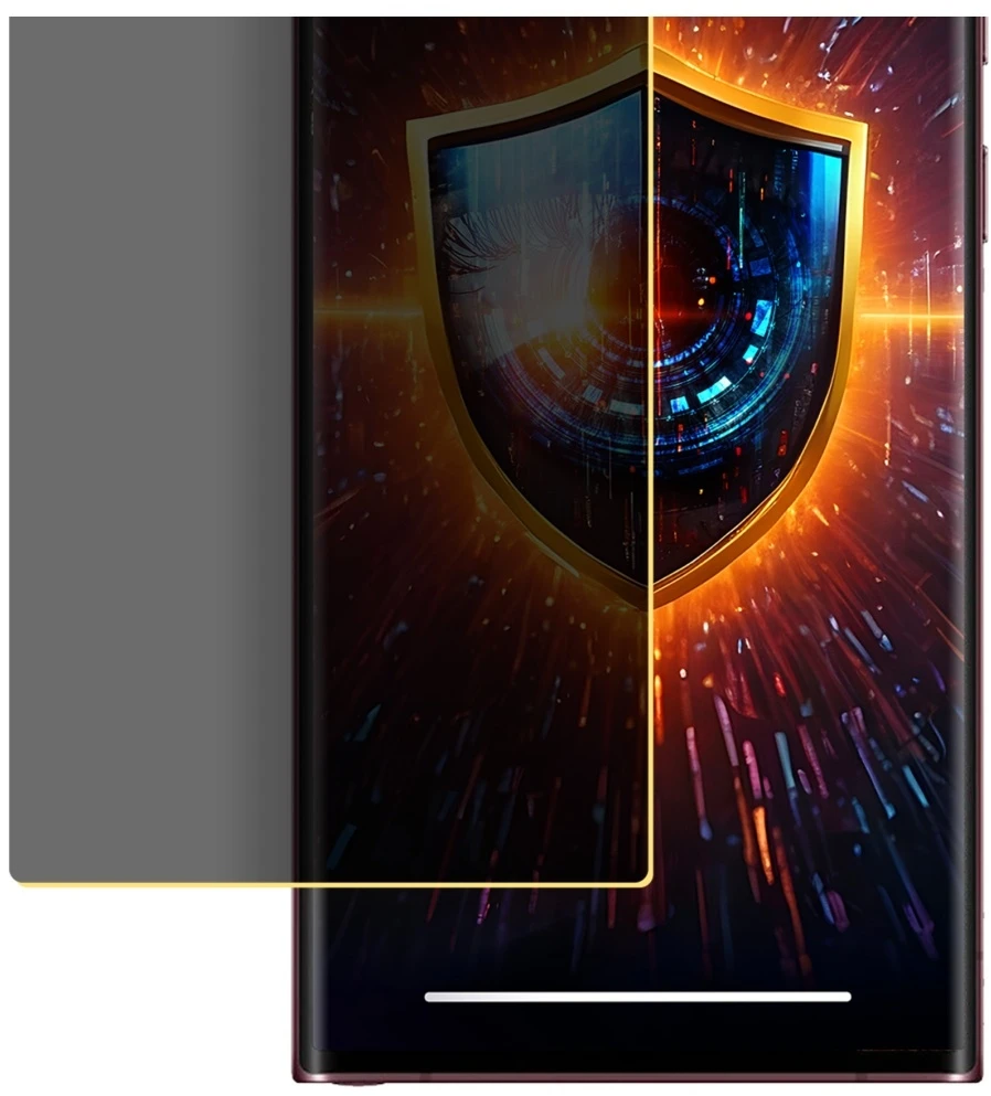 3MK šilkinė matinė ekrano apsauga, apsauganti nuo privatumo, skirta „Samsung Galaxy S23 Ultra“.