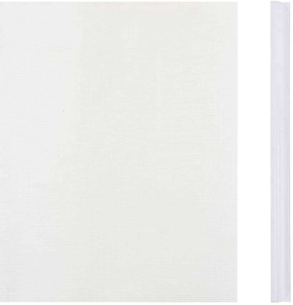 Privatumo suteikianti sodo pertvara, balta, 35x0,19m, PVC