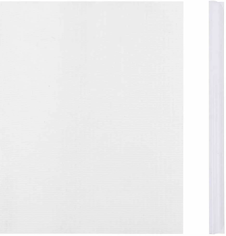 Privatumo suteikianti sodo pertvara, balta, 70x0,19m, PVC