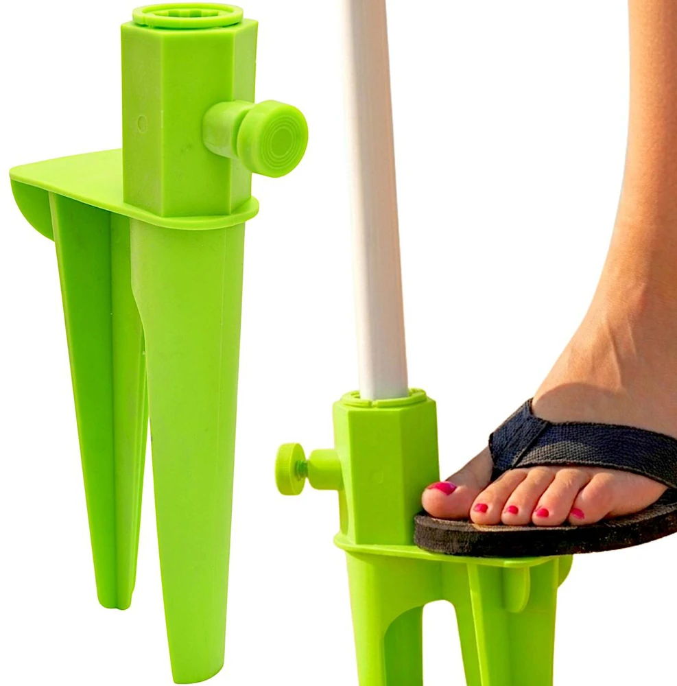 Probeach žalio skėčio laikiklis smėliui 28 cm